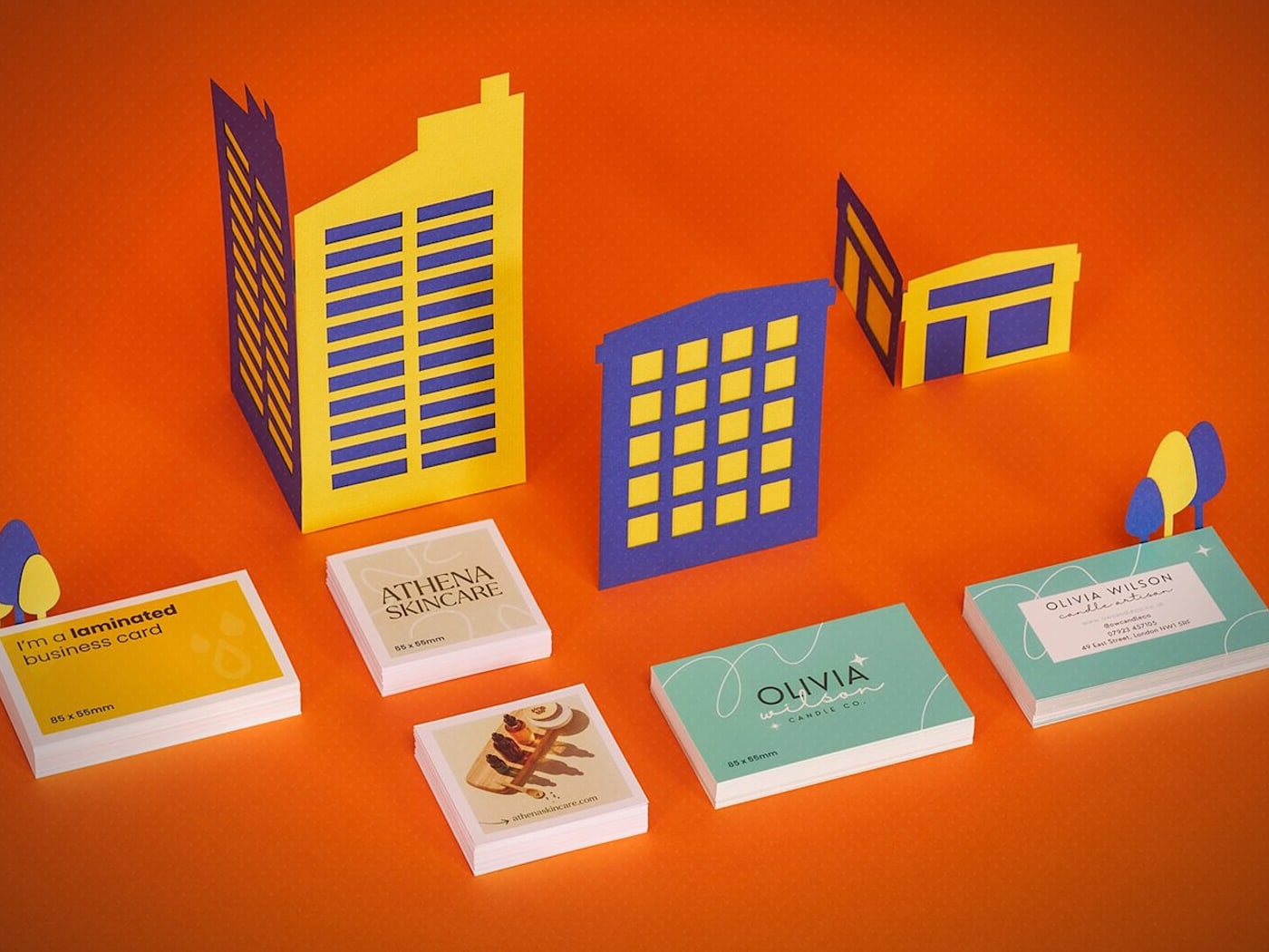 Laminated Business Cards