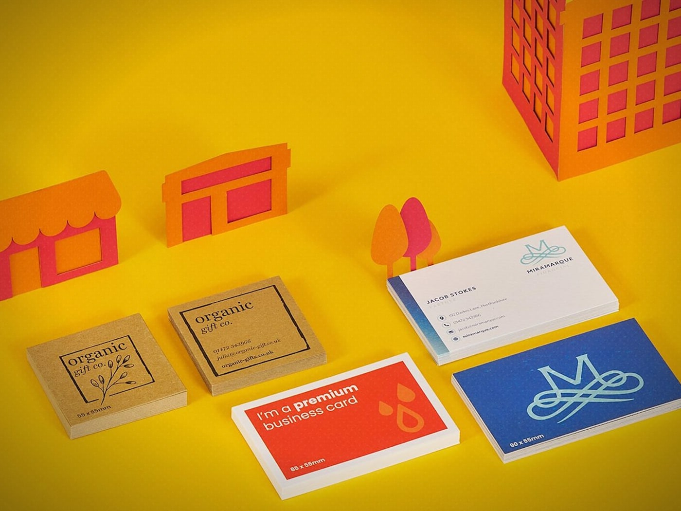 Premium business cards